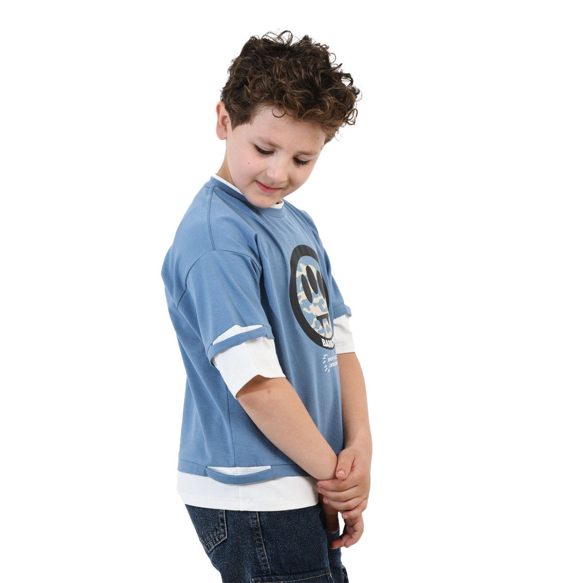 Boys T-Shirt 100% cotton (Celtic Blue)