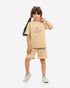 Girls Set 100% cotton (Beige)