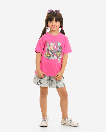 Girls Set 100% cotton (Pink)