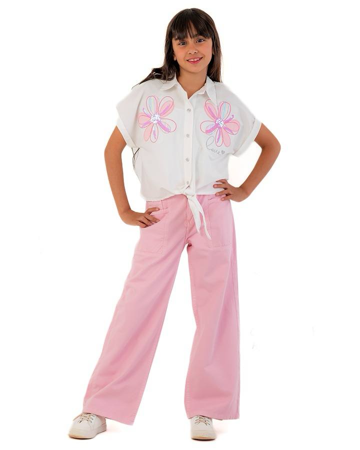 Girls Shirt  (Off-White)