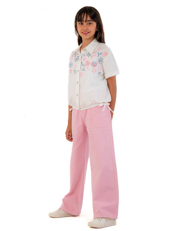 Girls Shirt  (Off-White)