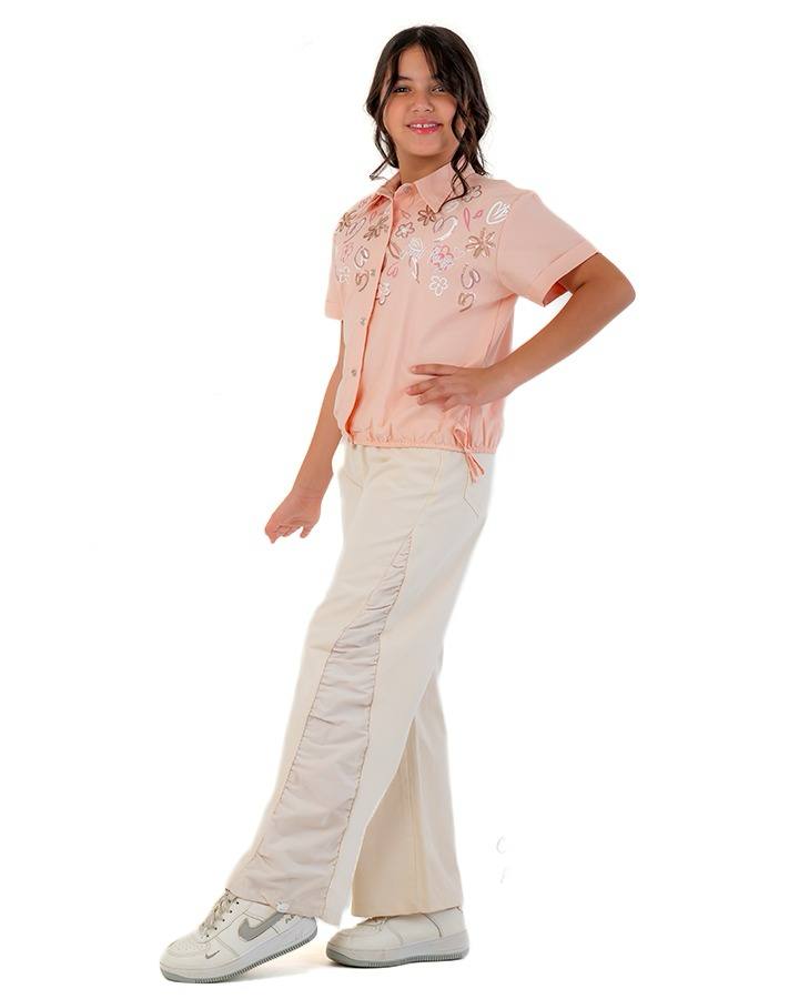 Girls Shirt  (Apricot)