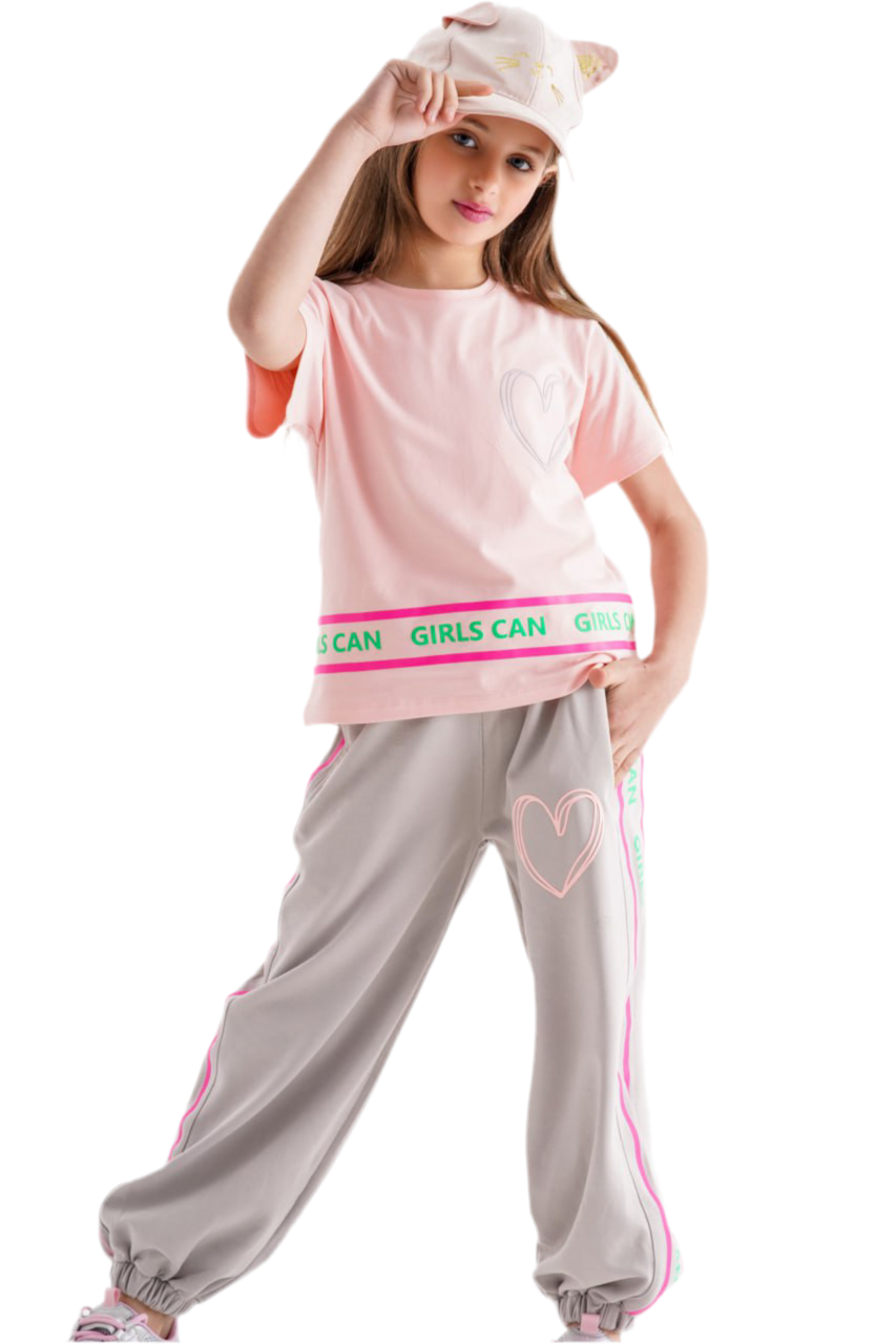 Girls Pajama 100% cotton (Pink)