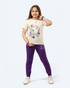 Girl's Pajamas 100% Cotton (Beige)