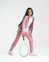 Girls 3-Piece Hoodie Jogger Set with Smile Print