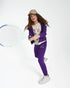 Girls 3-Piece Hoodie Jogger Set with Smile Print