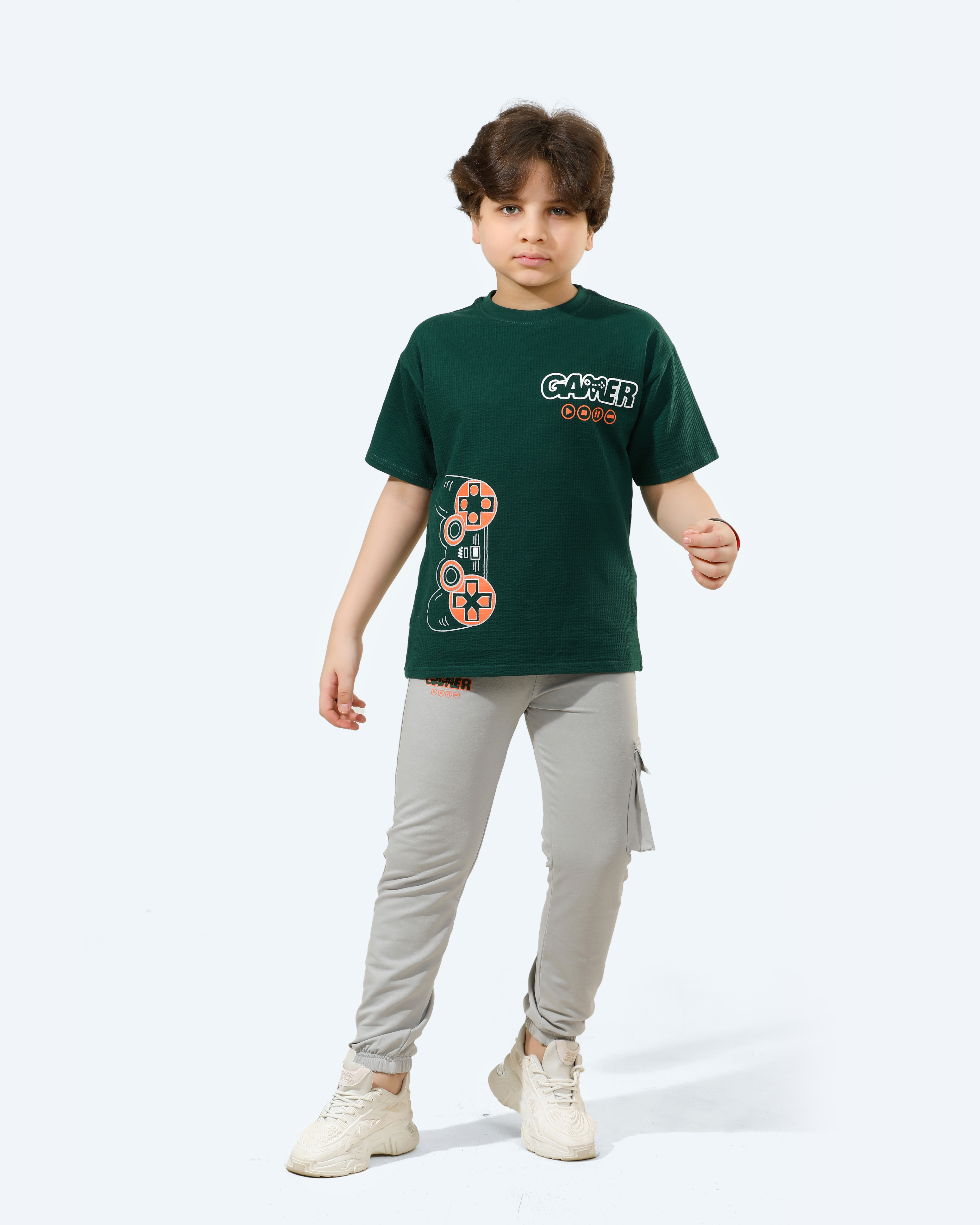 Boy's Pajamas 100% cotton (Dark Green)