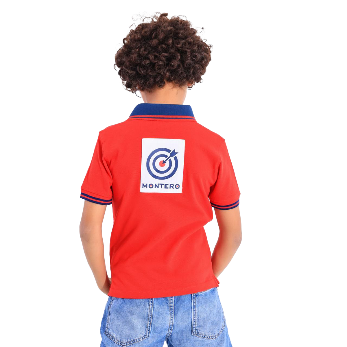 Boys Polo T-Shirt 100% cotton (Red)