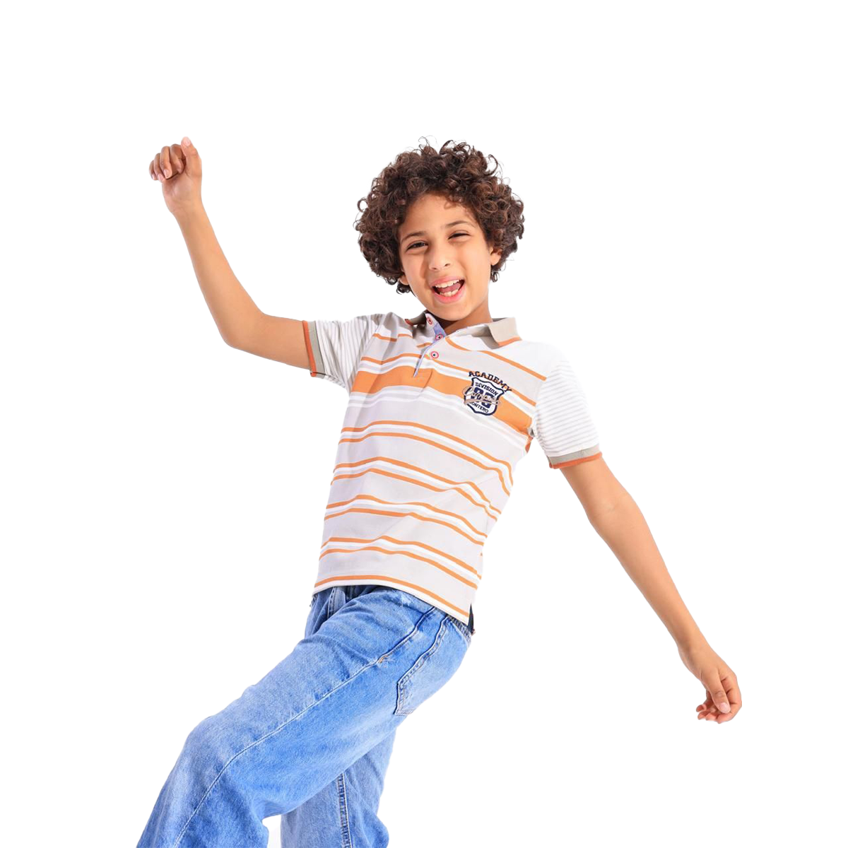 Boys Polo T-Shirt 100% cotton (Grey)
