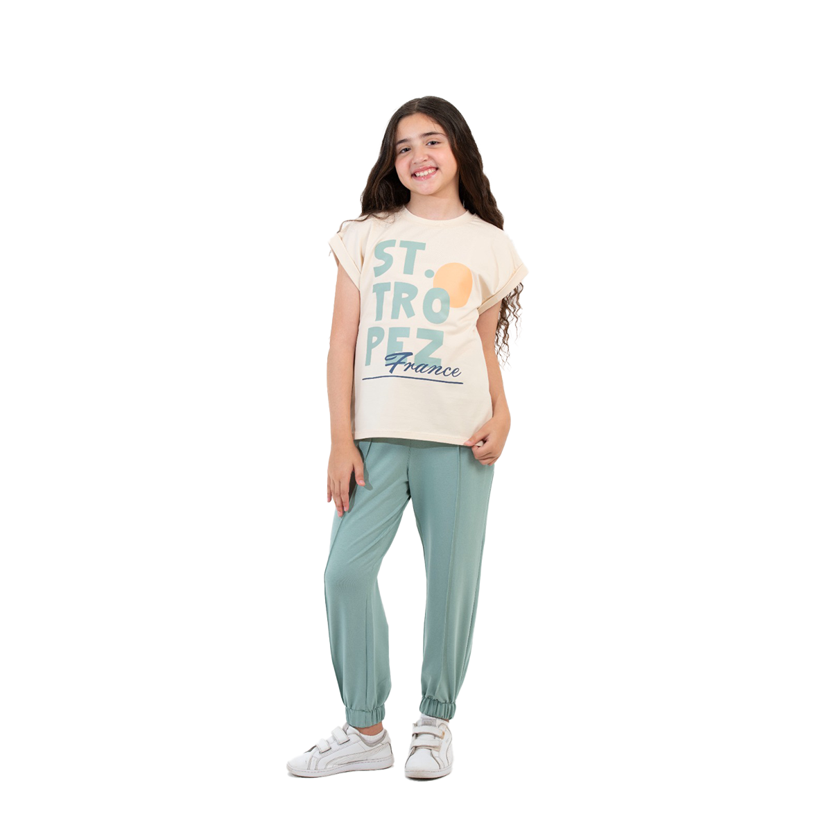 Girls Pajama 100% cotton (Mint)