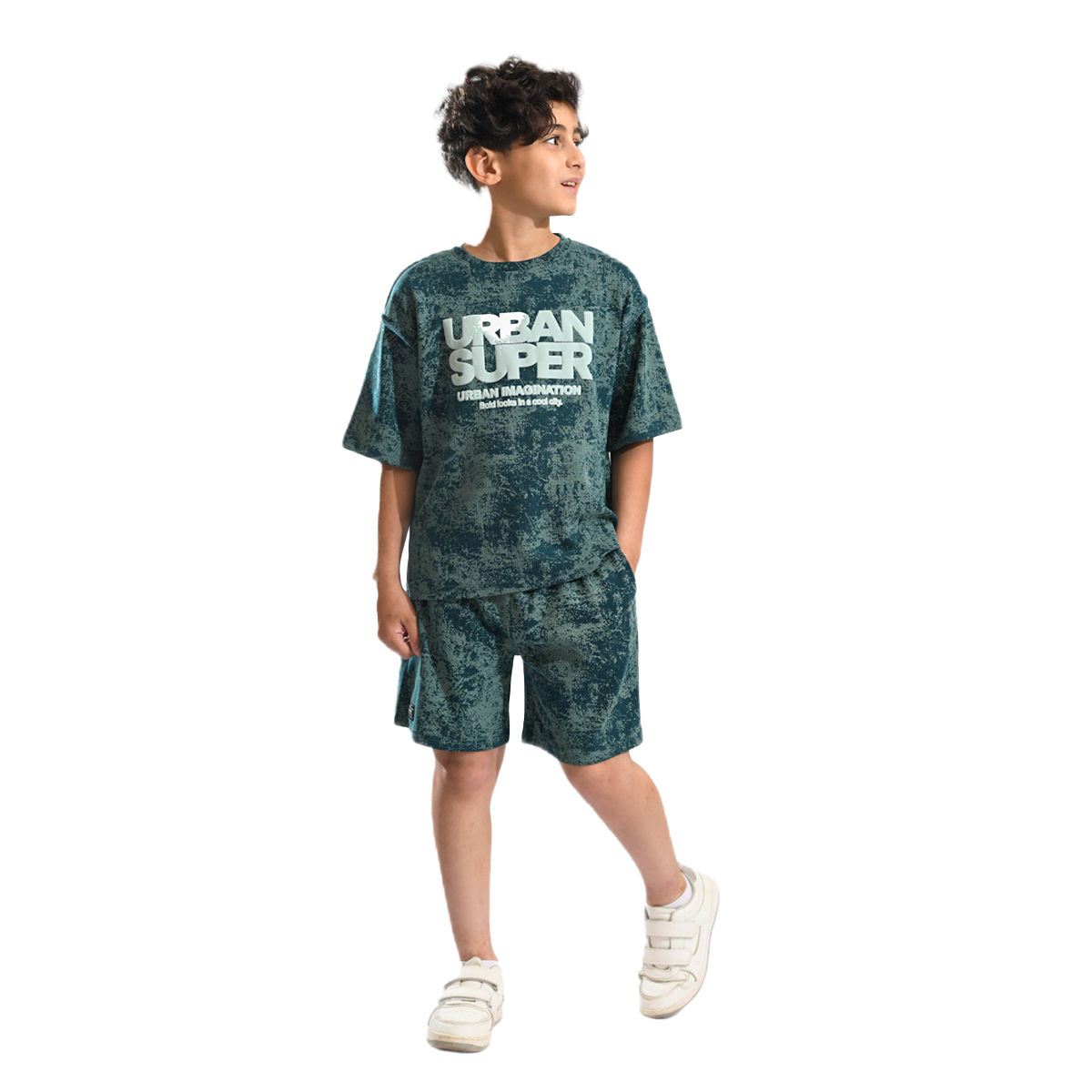 Boys Set 100% cotton (Dark Teal)