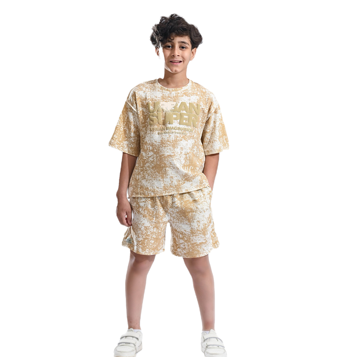 Boys Set 100% cotton (Beige)