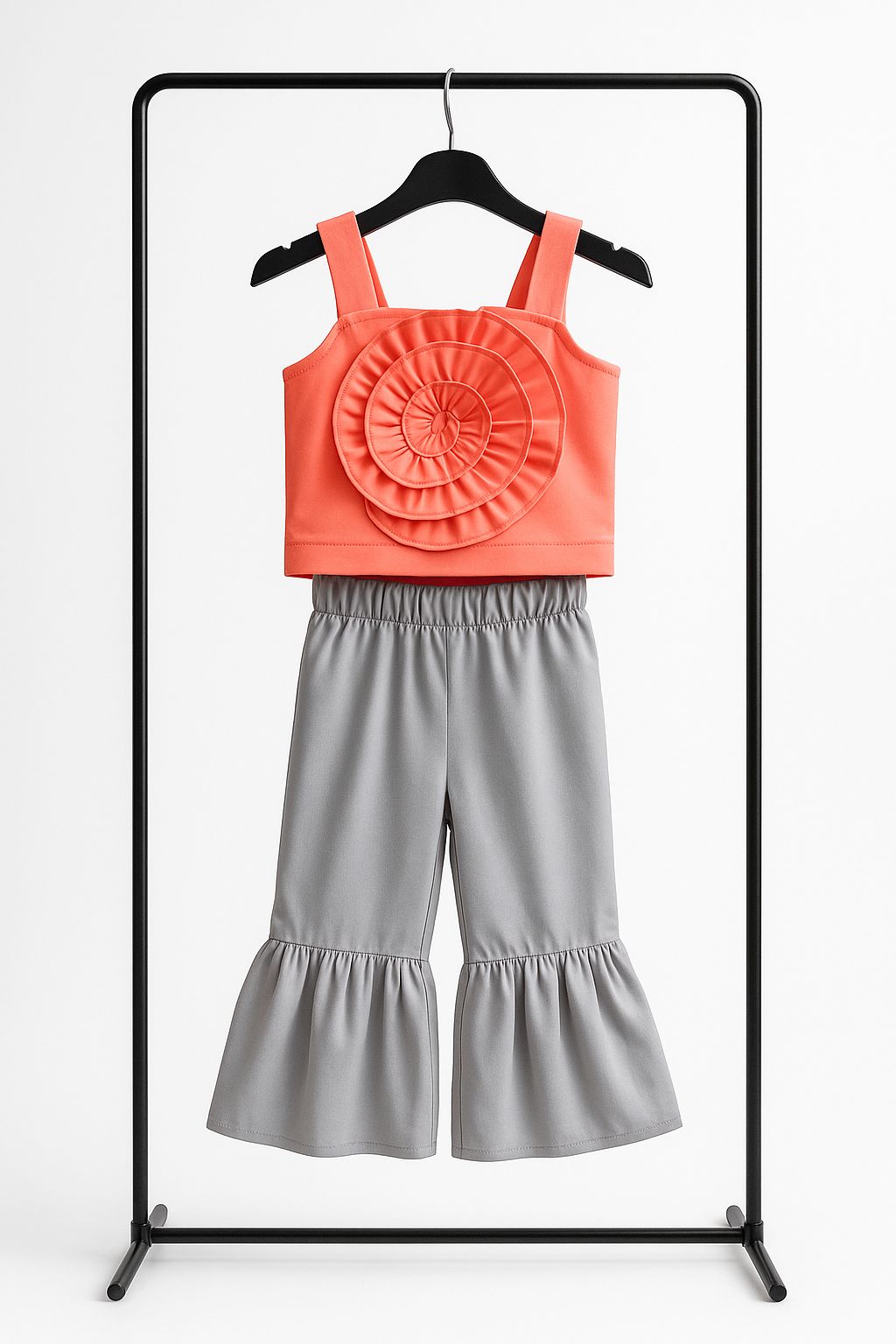 Girls Set 100% cotton (Grey)