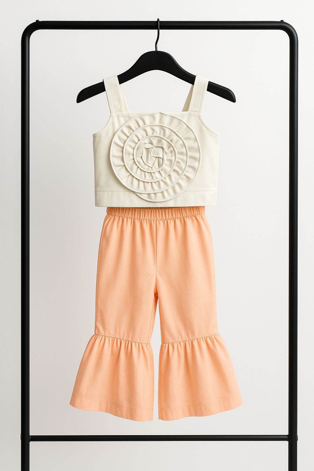 Girls Set 100% cotton (Apricot)