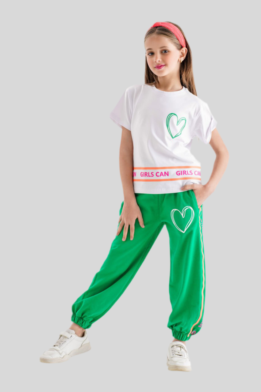 Girls Pajama 100% cotton (Pink)