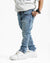 Boys Slim Fit Stretch Jeans | Light Wash - Remint Kids Fashion