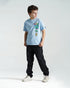 Boys Relaxed Fit Distressed Jeans | Black Wash - Remint Kids Fashion